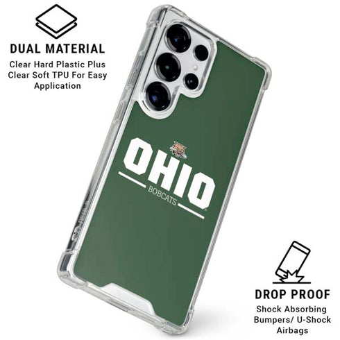 Ohio University Ohio Bobcats Logo Galaxy S25 Ultra Clear Case