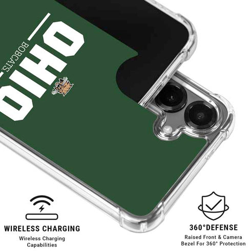 Ohio University Ohio Bobcats Logo Galaxy S26 Clear Case