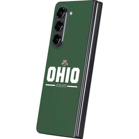 Ohio University Ohio Bobcats Logo Galaxy Z Fold5 5G Skin