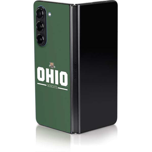 Ohio University Ohio Bobcats Logo Galaxy Z Fold5 5G Skin