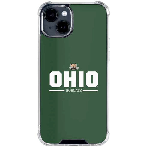 Ohio University Ohio Bobcats Logo iPhone 15 Clear Case