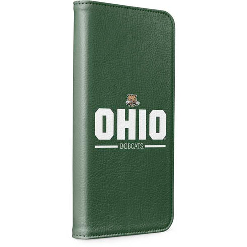 Ohio University Ohio Bobcats Logo iPhone 15 Pro Folio Case