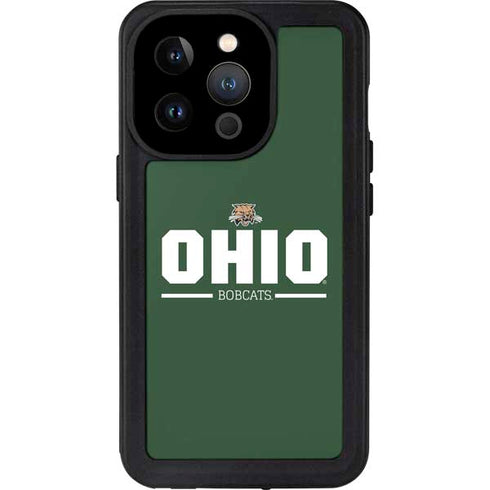 Ohio University Ohio Bobcats Logo iPhone 15 Pro Waterproof Case