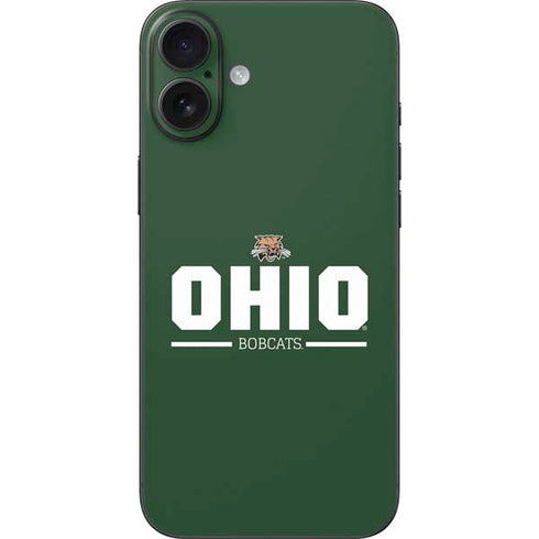 Ohio University Ohio Bobcats Logo iPhone 16 Plus Skin