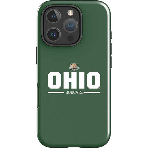 Ohio University Ohio Bobcats Logo iPhone 16 Pro Max Impact Case