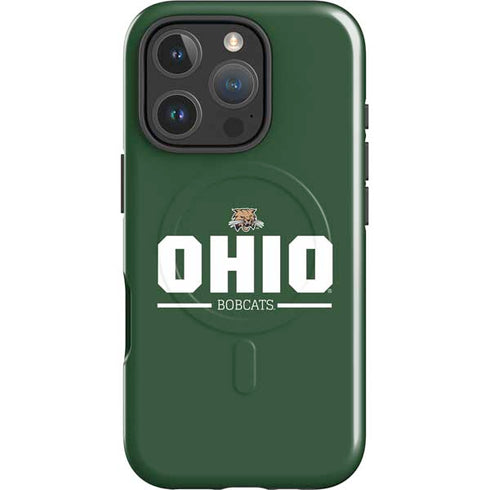 Ohio University Ohio Bobcats Logo iPhone 16 Pro Max Magsafe Impact Case