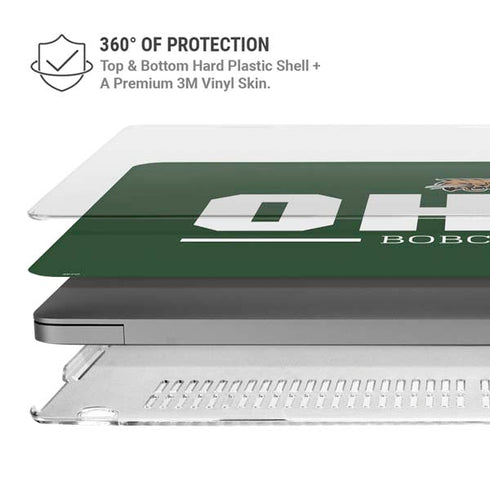 Ohio University Ohio Bobcats Logo MacBook Pro 14in (2021-24) Case plus Skin