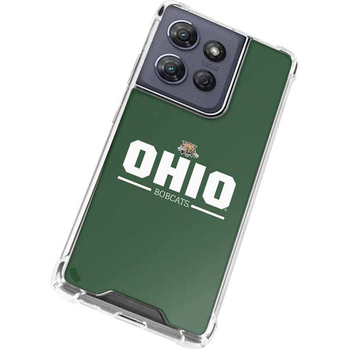 Ohio University Ohio Bobcats Logo Moto G 5G (2025) Clear Case