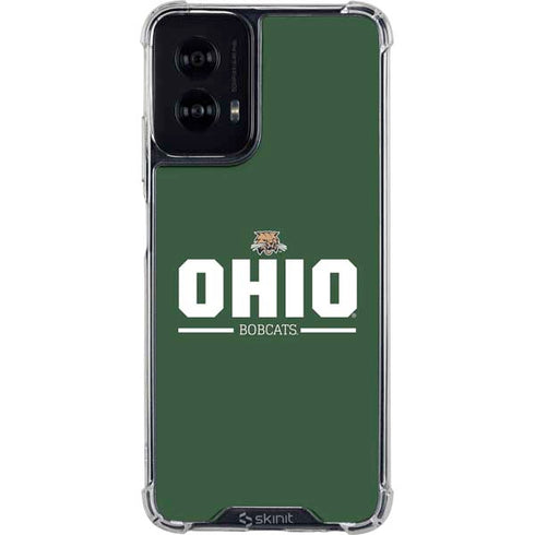 Ohio University Ohio Bobcats Logo Moto G Power 5G (2024) Clear Case
