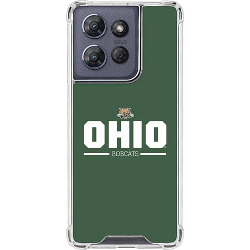 Ohio University Ohio Bobcats Logo Moto G Power 5G (2025) Clear Case