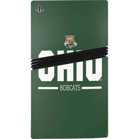 Ohio University Ohio Bobcats Logo PS5 Pro Disk Bundle Skin