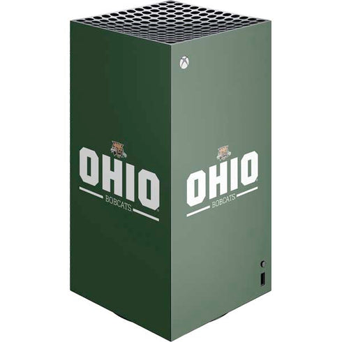 Ohio University Ohio Bobcats Logo XBox Series X Digital Edition Console Skin