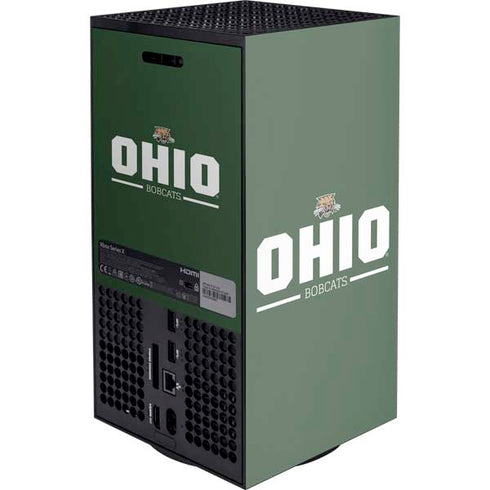 Ohio University Ohio Bobcats Logo XBox Series X Digital Edition Console Skin
