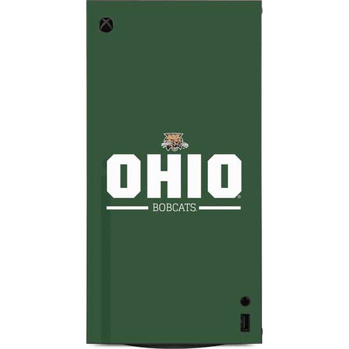 Ohio University Ohio Bobcats Logo XBox Series X Digital Edition Console Skin