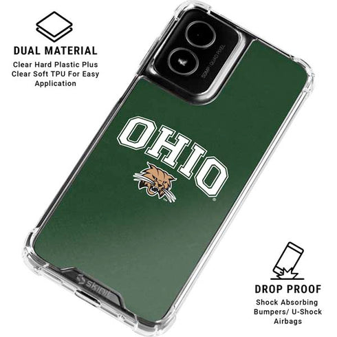 Ohio University Ohio Bobcats Moto G Power 5G (2024) Clear Case