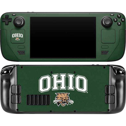Ohio University Ohio Bobcats Steam Deck Handheld Gaming Computer OLED Skin