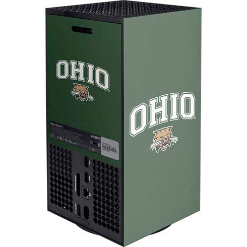 Ohio University Ohio Bobcats XBox Series X Digital Edition Console Skin