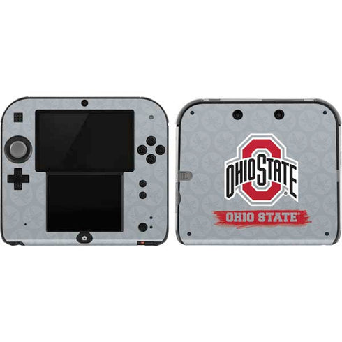 Ohio State University Distressed Logo Nintendo Skins