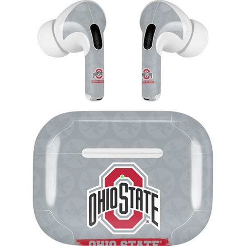 Ohio State University Distressed Logo AirPods Pro 2nd Gen Skin