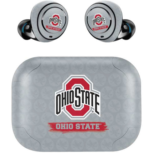 Ohio State University Distressed Logo Amazon Echo Buds Skin
