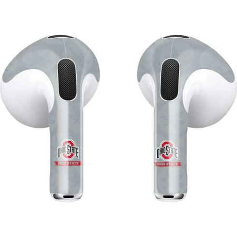 Ohio State University Distressed Logo Apple AirPods (3rd Gen 2021) Skin