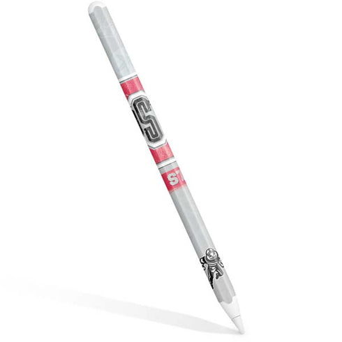 Ohio State University Distressed Logo Apple Pencil (2nd Gen 2019) Skin