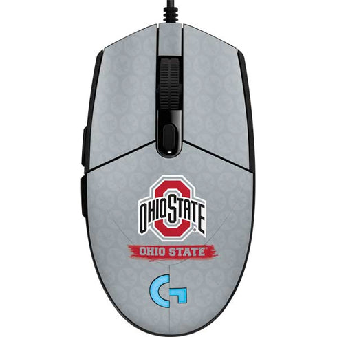 Ohio State University Distressed Logo G203 Prodigy RGB Wired Gaming Mouse Skin