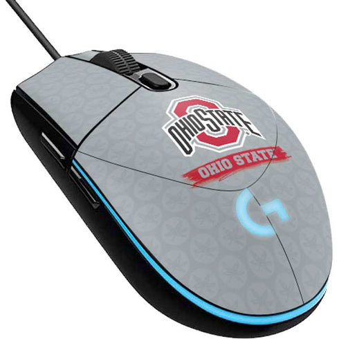 Ohio State University Distressed Logo G203 Prodigy RGB Wired Gaming Mouse Skin