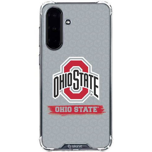 Ohio State University Distressed Logo Galaxy A36 5G Clear Case