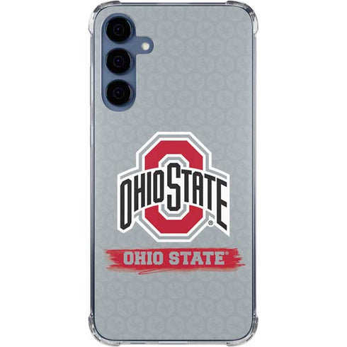 Ohio State University Distressed Logo Galaxy A55 5G Clear Case