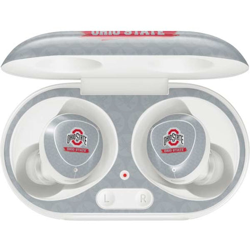 Ohio State University Distressed Logo Galaxy Buds Plus Skin