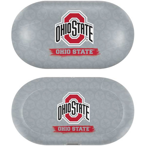 Ohio State University Distressed Logo Galaxy Buds Plus Skin