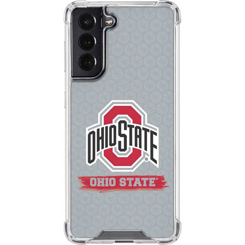 Ohio State University Distressed Logo Galaxy S22 Clear Case