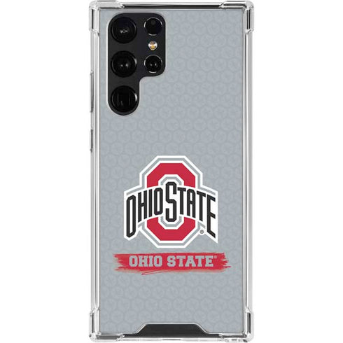 Ohio State University Distressed Logo Galaxy S23 Ultra Clear Case