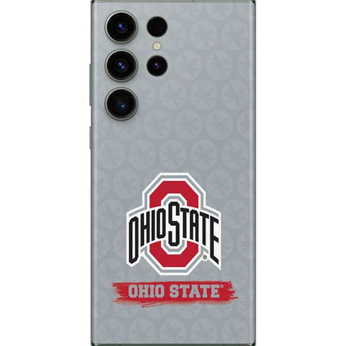 Ohio State University Distressed Logo Galaxy Skins