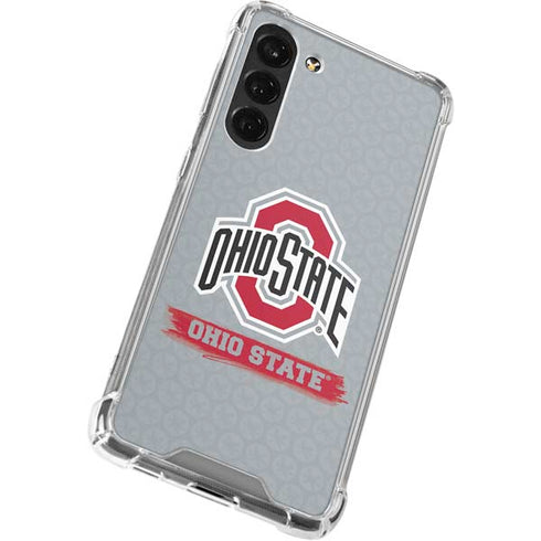 Ohio State University Distressed Logo Galaxy S24 FE Clear Case