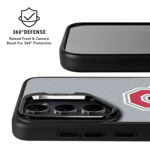 Ohio State University Distressed Logo Galaxy S25 Kickstand Case