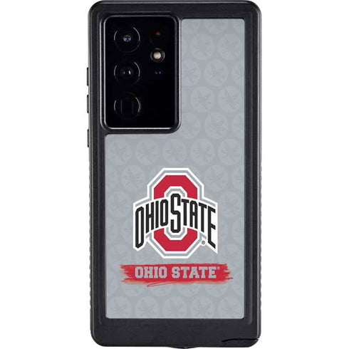 Ohio State University Distressed Logo Galaxy S24 Ultra Waterproof Case