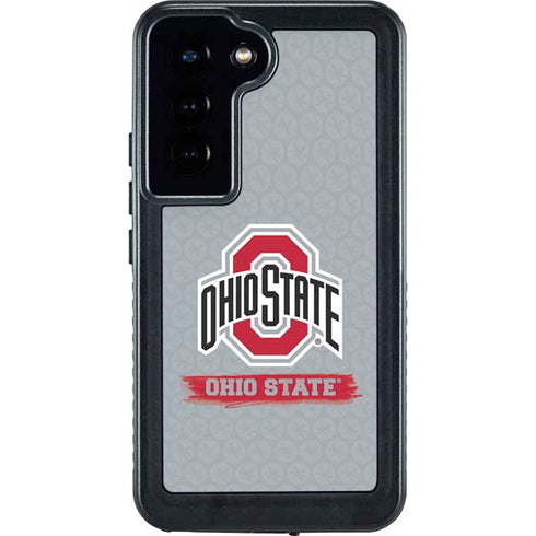 Ohio State University Distressed Logo Galaxy S24 Waterproof Case