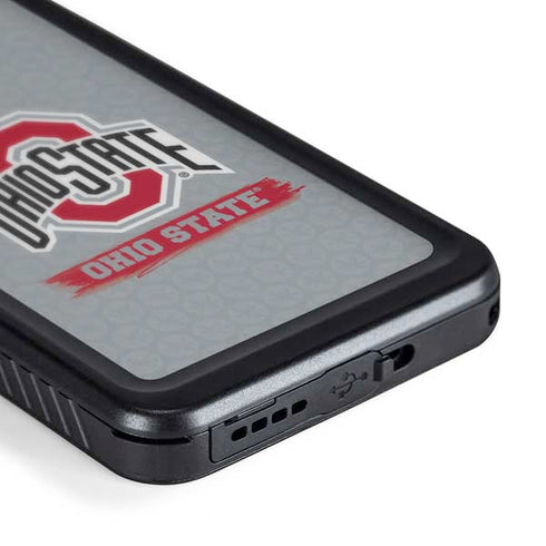 Ohio State University Distressed Logo Galaxy S24 Waterproof Case