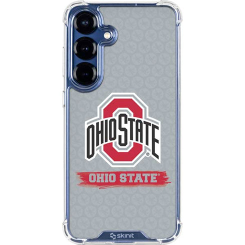 Ohio State University Distressed Logo Galaxy S25 Plus Clear Case