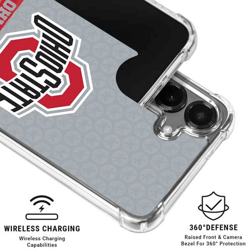 Ohio State University Distressed Logo Galaxy S26 Plus Clear Case
