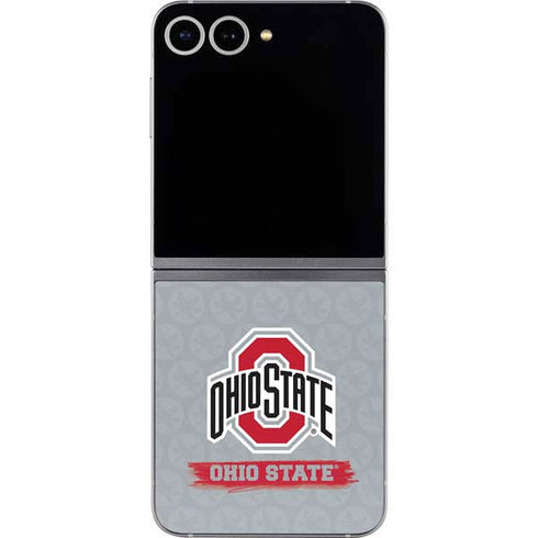 Ohio State University Distressed Logo Galaxy Z Flip6 Skin