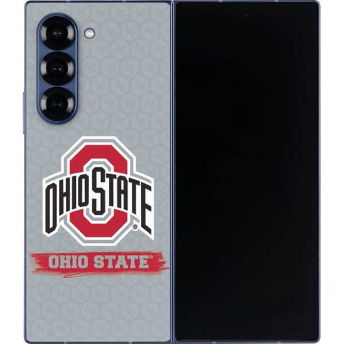 Ohio State University Distressed Logo Galaxy Z Fold6 Skin