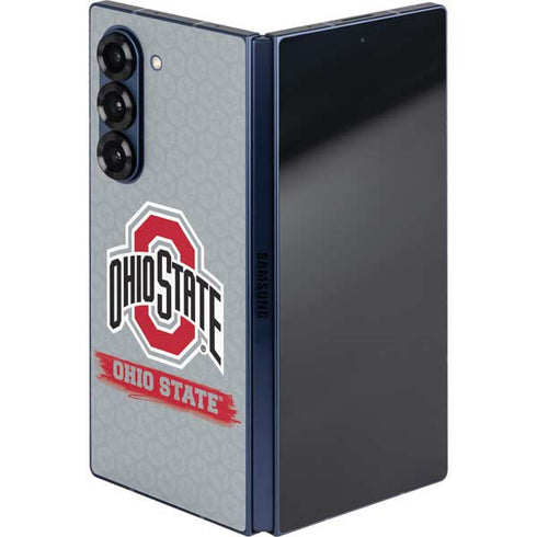 Ohio State University Distressed Logo Galaxy Z Fold6 Skin