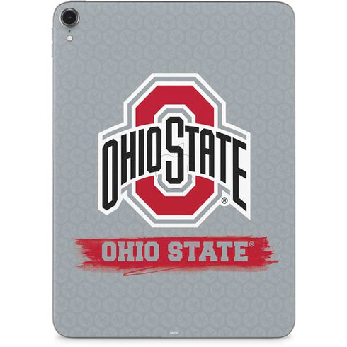Ohio State University Distressed Logo Apple iPad Pro Skin