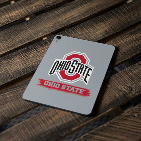 Ohio State University Distressed Logo Apple iPad Pro Skin