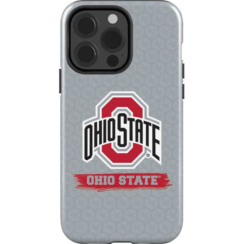 Ohio State University Distressed Logo iPhone 15 Pro Impact Case