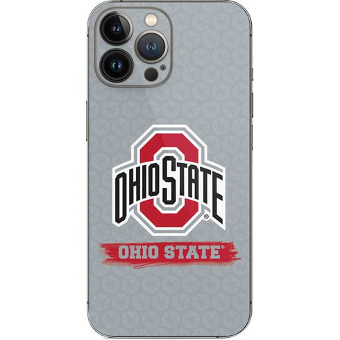 Ohio State University Distressed Logo iPhone 15 Pro Max Skin