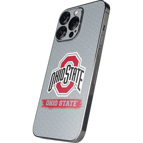 Ohio State University Distressed Logo iPhone 15 Pro Max Skin